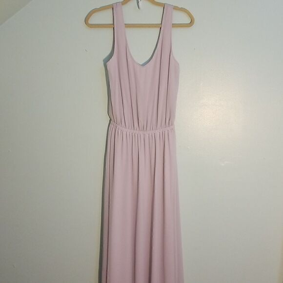 Show me your Mumu, light lavender floor length dress. Size L. - Picture 1 of 5